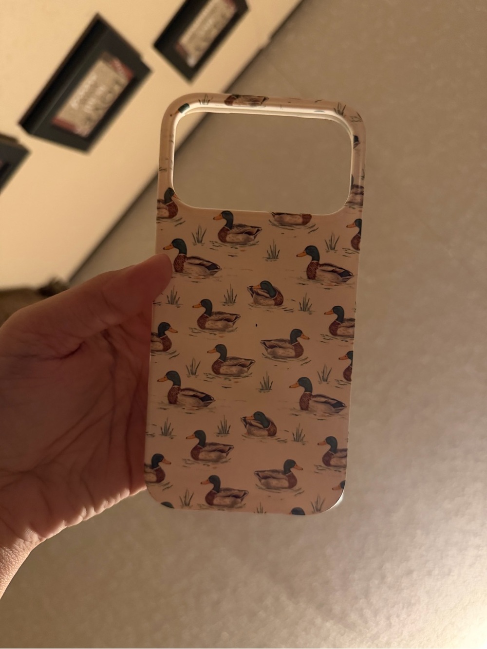 iPhone 17 pro max Duck Pattern White Phone Case - Unbranded